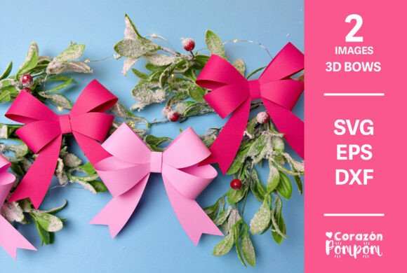 3D Bows SVG: Essential Shapes for Crafters