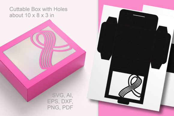 Cancer Awareness Striped Ribbon: 3D SVG Shapes Review