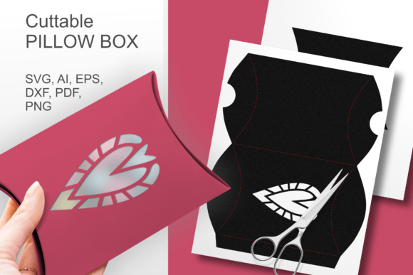 Crystal Heart Pillow Gift Box Template Review