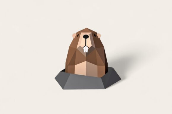 DIY Groundhog 3D SVG for Unique Shapes