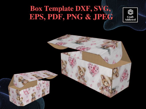DIY Self Locking Tray 3D SVG for Crafting Shapes