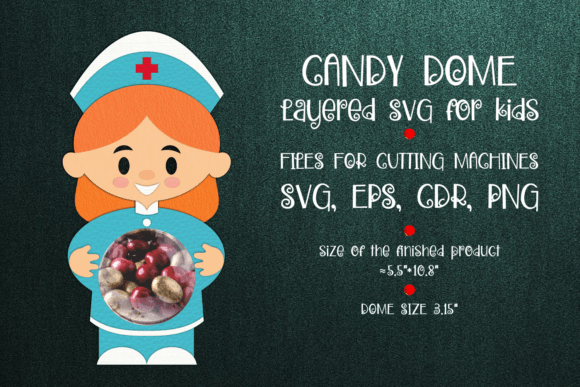 Nurse Candy Dome: A 3D SVG Shape for Branding