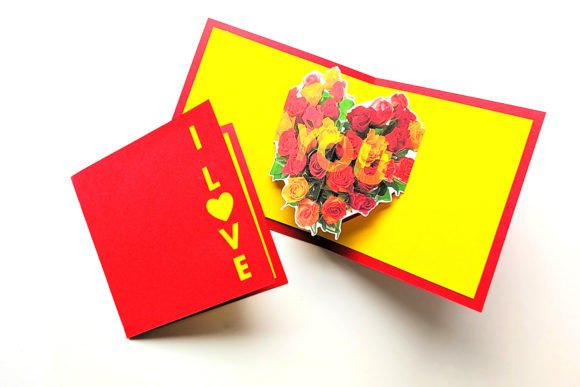Print Cut Love Bouquet Pop-Up Card 3D SVG Review