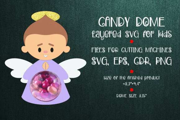 Review: Angel Boy Candy Dome 3D SVG for Christmas
