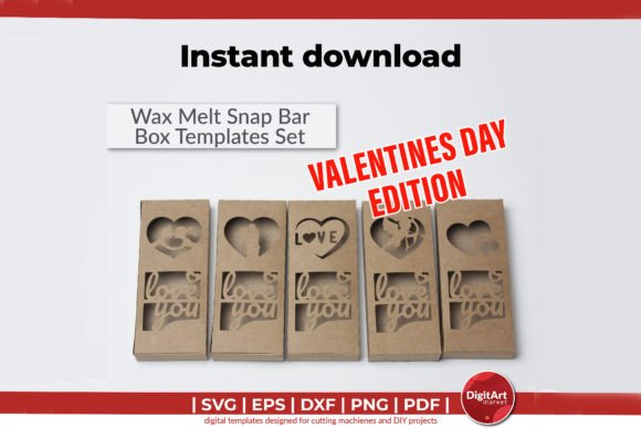 Reviewing 3D SVG Shapes for Valentine's Packaging