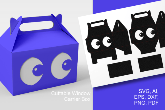 Spooky Eyes Gable Box Template Review