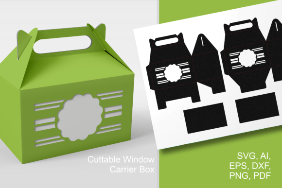 Stripes N Circle Gable Box: A 3D SVG Shapes Review