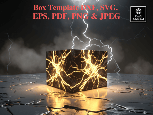 Thunderstorm Lightning Box Template: A 3D SVG Shapes Review