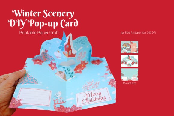 Winter Christmas 3D SVG for Branding